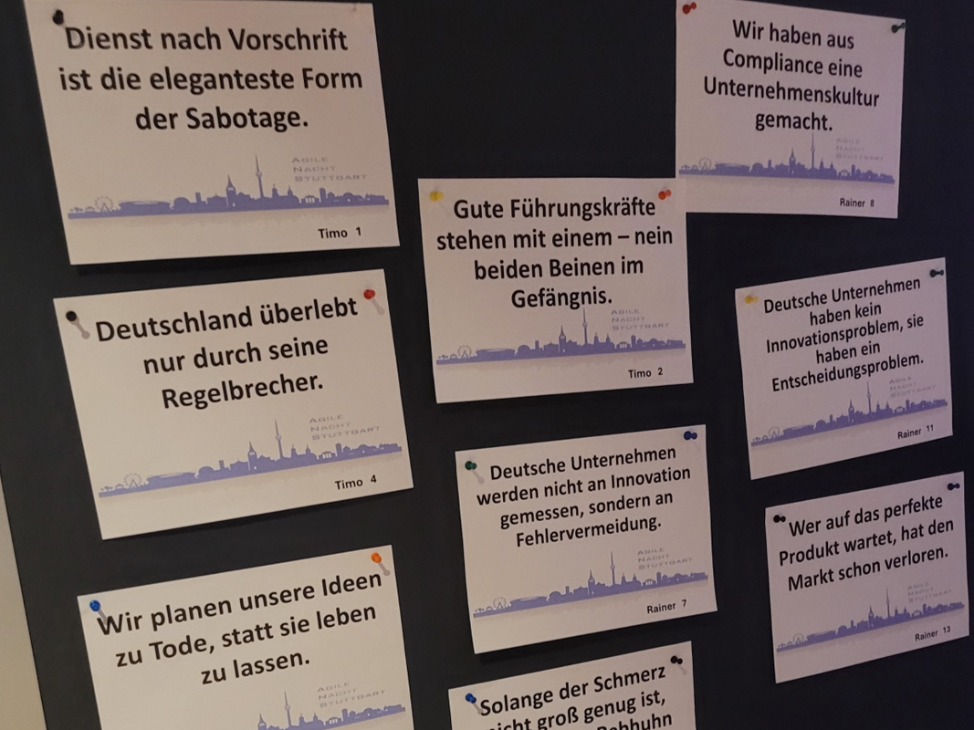 10 Jahre Agile Nacht Stuttgart - Themengäste und Diskussionen